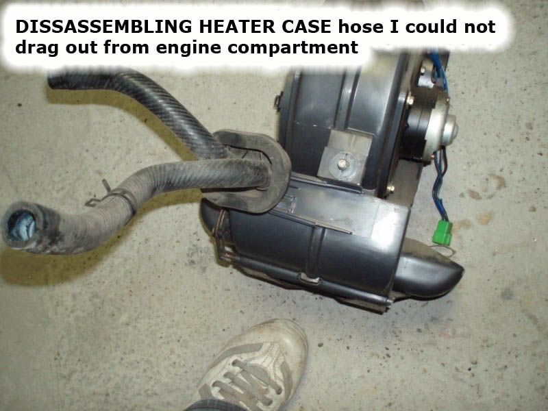 SJ413 = How I reach heater core + fan = cleaning (81 photo = 8,5 MB )